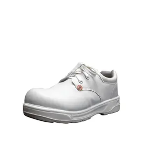 Esd temiz oda ayakkabıları beyaz güvenlik ayakkabıları pu antistatik ayakkabı cam elyaf ayak