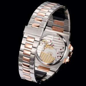 Reloj de Lujo para Hombre de Dos Tonos en Oro de Primera Calidad 2026 con Fase Lunar y Fecha - Reloj de Pulsera Versátil, Casual, Formal, de Alta Gama y Coleccionable - Product Image 6