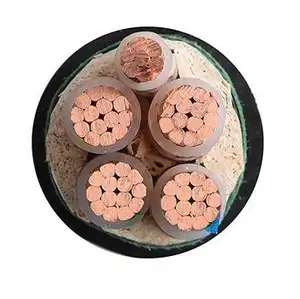 ¡Venta caliente! China núcleo de cobre PVC aislado alambre de acero blindado PVC forrado cable de alimentación 630 mm2
