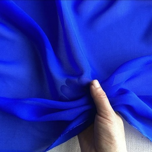 Regolare bel colore prezzo competitivo di alta qualità vendita calda prodotti pronti morbido sensazione di seta <span class=keywords><strong>Georgette</strong></span> tessuto per le donne abito personalizzato - Product Image 1