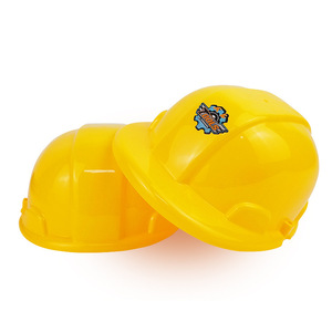 Casco de Seguridad de Plástico Amarillo para Niños, Simulación de Ingeniería, Juego de Imitación, Accesorios para Jardín de Infancia - Product Image 2