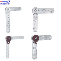 Bisagra de respaldo de sofá en forma de L, bisagra ajustable para reposabrazos, bisagra manual para reposabrazos y reposacabezas de sofá, y bisagra plegable pequeña y plana
