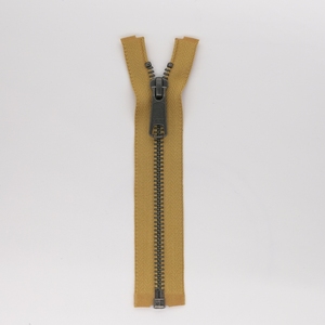 <span class=keywords><strong>YKK</strong></span> cổ Sliver Chất lượng cao <span class=keywords><strong>Fancy</strong></span> vàng kim loại dây kéo kết thúc mở với tự động khóa trượt puller chống Nickel kensin cho hàng may mặc - Product Image 2