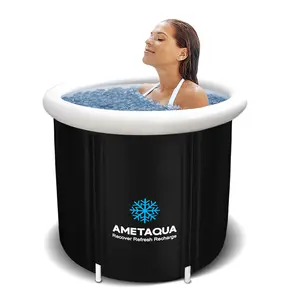 Factory Price Ice Barrel Bath Cold Plunge Portable Ice Bath Tub For Cold Therapy Recovery At Home