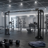 Equipo Profesional de Musculación Comercial, Cable Crossover, Equipo de Fitness Multifuncional