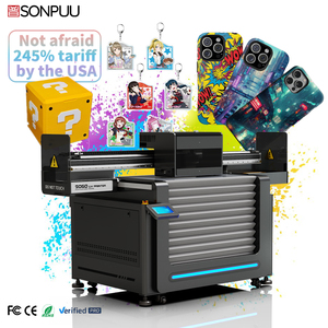 Sonpuu Nhà Máy Bán Hàng Trực Tiếp 9060 <span class=keywords><strong>UV</strong></span> Máy In Phun 6090 Phẳng Nhanh Chóng Làm Khô Xp600 Đầu In Cho Độ Chính Xác Cmyk Glass PVC Flex - Product Image 4