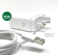 Cargador de Pared Rápido Super VOOC de 80W 100W 120W, Kit de Adaptador de Corriente con Cable USB-C, Bloque de Carga de Alta Velocidad para Teléfonos OnePlus OPPO