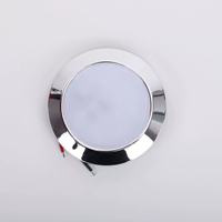 Plafonnier LED pour bateau à fixation par vis, étanche, avec interrupteur tactile, pour navire, marine, camping-car, éclairage intérieur