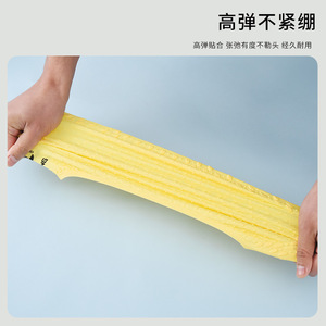 Bonnet de bain en silicone Qilang extra large, imperméable, élastique et confortable pour adultes - Product Image 4