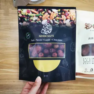 Noix de cajou Pistaches Noix de pécan Amandes Macadamia Noix de pin Noix de cajou <span class=keywords><strong>Noisettes</strong></span> <span class=keywords><strong>sauvages</strong></span> Raisins secs Cassis Snack Sacs d'emballage alimentaire - Product Image 1