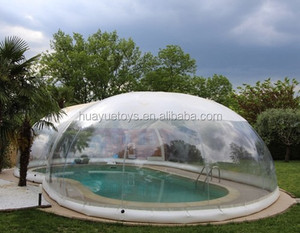 Nhà Máy Bán Buôn Hồ Bơi Ngoài Trời Trong Suốt Lều Inflatable Hồ Bơi Bìa - Product Image 6