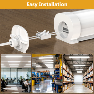 ไฟ LED Tri-Proof Batten Light IP65 125LM/W 36W 1200MM 4500LM มาตรฐาน CE RoHS ดีไซน์เชื่อมต่อได้ รองรับ ODM สำหรับติดตั้งบนเพดานเชิงพาณิชย์ - Product Image 5