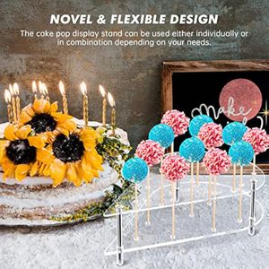 ที่ใส่เค้กอะคริลิค24รูรูปหัวใจแบบปรับแต่งได้สไตล์ทันสมัย - Product Image 3