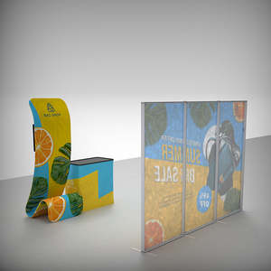 Étagères d'affichage en aluminium de haute qualité pour boîte à lumière publicitaire, présentoir en tissu pour stand d'exposition, mur - Product Image 6