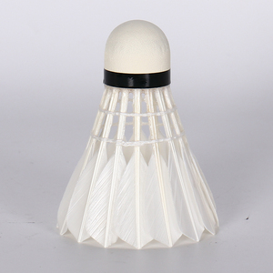 Volant de plumes de canard en liège 2 couches de <span class=keywords><strong>badminton</strong></span> OEM avec étiquette vierge - Product Image 5