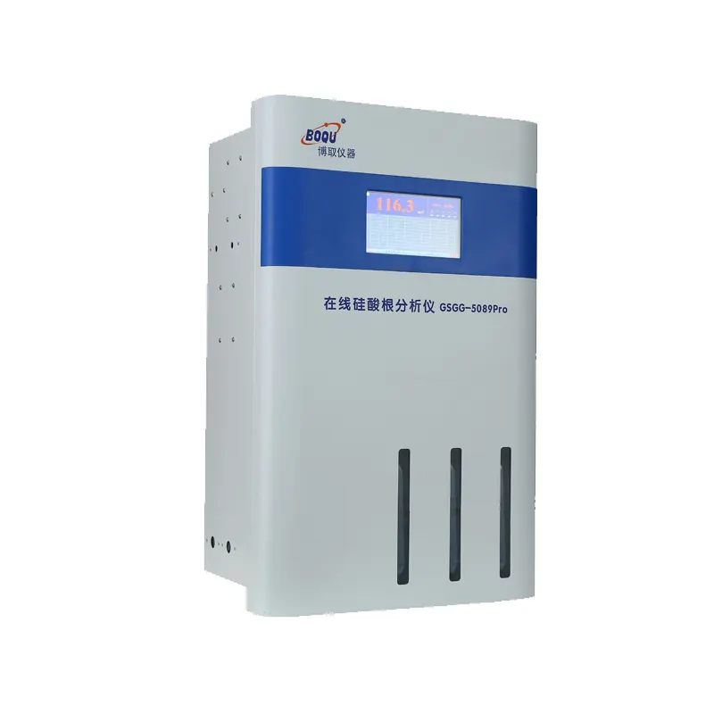 Boqu Gcsg-5089 PRO Wall Mounted Cabinet Model Steam Water Sampling Rack/Power Plant Online Silicate/Silicon Analyzer/Analyser