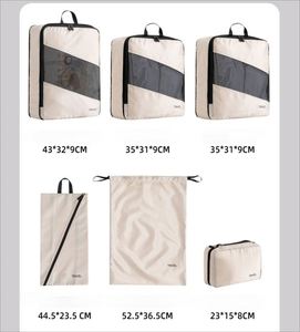 Juego de 6 Cubos de Compresión para Empacar, Organizadores de Equipaje de Viaje y Cubos de Almacenamiento para Empacar - Product Image 5