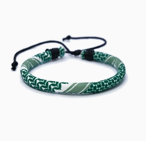 Hot Sale Simple Style Design Palestine Ribbon Braided <b>Bracelets</b> Accessories Arabic Scarf Style <b>Matching</b> Woven Band Hand Rope - Product Image 4
