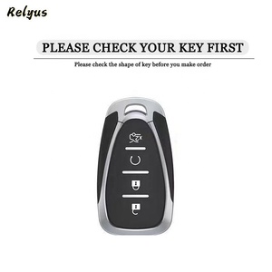 Funda de cuero suave para llave de coche, Protector remoto de alta <span class=keywords><strong>calidad</strong></span>, Tpu, para Chevrolet, Chevy, Camaro, Cruze, Malibu, Sonic - Product Image 5