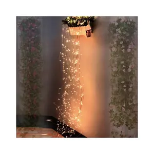 Weihnachten Lichterketten LEDs Reben Zweig Baum Licht Wasserfall Regentropfen Dekor