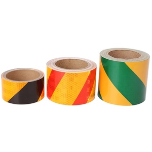 Cinta de seguridad de Poly reflectante elástica prismática a cuadros, marcador de advertencia de peligro personalizado - Product Image 2