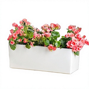 Brice Gardening - Jardinière murale auto-arrosante en plastique artificiel avec design moderne pour une utilisation en extérieur suspendue - Product Image 2