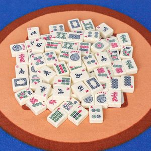 Juego de Fichas de Mahjong Americanas Blancas Populares, 166 Piezas, Juego de Mahjong Portátil para Viajes, Juego de Mesa Clásico y Divertido para Familiares y Amigos - Product Image 5
