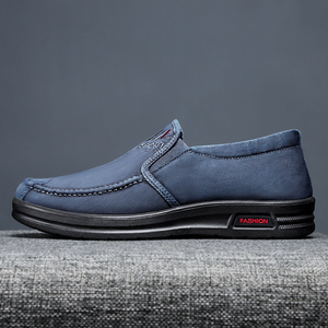 Baskets décontractées en daim pour hommes et femmes, respirantes, en maille, plates, antidérapantes, avec semelle en caoutchouc rebondissante, pour la marche et la course - Product Image 1