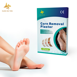 Vente en gros de 6 paquets de pansements adhésifs médicaux pour l'élimination des cors avec acide salicylique, application écologique pour les pieds, étiquette privée OEM - Product Image 2