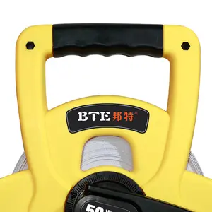 BTE Heavy Duty Fast Speed Recovery 100 Fuß 165 Fuß Maßband 30m/50m langes Glasfaser-Maßband