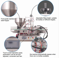 Machine de remplissage automatique à double tête pour parfums/granulés/liquides, idéale pour les petites capacités de production