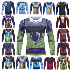 2025 diseño fresco compresión entrenamiento blusa poliéster <span class=keywords><strong>Anime</strong></span> UPF 50 + ciclismo senderismo camisa MMA Muay Thai Rashguard boxeo Jersey - Product Image 1