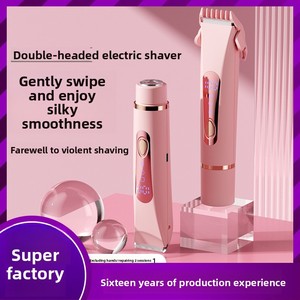 Nouvel épilateur électrique rechargeable lavable pour femmes, rasoir double tête pour poils pubiens et du corps - Product Image 5