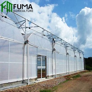 Serra Agricola Commerciale Intelligente a Basso Costo con Copertura in PE Multi-Span per la Crescita delle Piante - Product Image 1