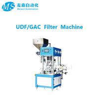 Machine automatique électrique de remplissage et de soudage de filtres à charbon actif granulaire UDF pour bouteilles et canettes avec contrôle PLC