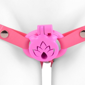 FRRK Strapon Male Chastity Device Resin Cock Cage Negative Chastity Lock Inverted Cock Cage Wearable BDSM Sex <b>Toys</b> <b>for</b> <b>Men</b> - Product Image 4