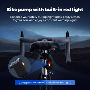 Mini Bomba Eléctrica para Bicicleta, Inflador de Neumáticos Inalámbrico Portátil de Aleación de Aluminio, Alta Presión de 100 PSI para Bicicletas de Carretera y Montaña - Product Image 6