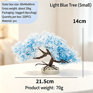 Ensemble <span class=keywords><strong>de</strong></span> décoration tendance pour aquarium : plante artificielle rose <span class=keywords><strong>en</strong></span> forme <span class=keywords><strong>de</strong></span> feuille <span class=keywords><strong>de</strong></span> cerisier pour l'aménagement <span class=keywords><strong>de</strong></span> l'aquarium - Product Image 2