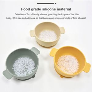 Bol d'alimentation à double poignée sans BPA avec ventouse puissante anti-déversement pour l'apprentissage autonome des repas des nourrissons - Product Image 4