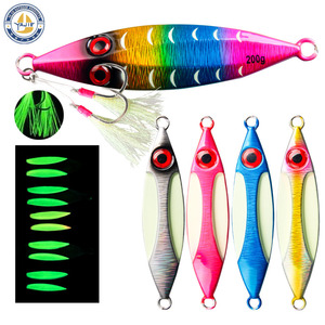 Señuelo de Pesca Jigging de 200g para Pesca de Fondo en Agua Salada, Señuelos de Placa de Hierro - Product Image 2