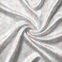 Tissu satiné imprimé numérique de haute qualité, 100% polyester, textile pour la confection de robes de mode, design personnalisé, matière pour vêtements et sacs