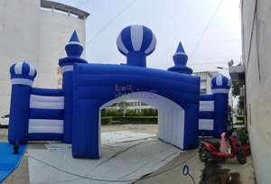 تصميم جديد عملاق الإعلان نفخ القلعة قوس للحفلات الحدث نفخ مهرجان Archway - Product Image 4