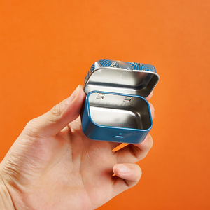 Vente en gros Boîte de rangement compacte à motifs magnifiques pour bagues et autres bijoux Petite boîte en métal personnalisable - Product Image 6