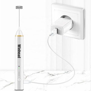 Batidora de Huevos y Espumador de Leche 2 en 1, 3 Velocidades Ajustables, Batidora de Mano Recargable para Uso Doméstico, Diseño Clásico - Product Image 2