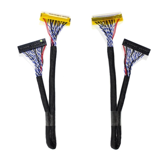LVDS CABLE FIX-30P 2ch 6bit for 15" 15.4" 17" 17.1" 19" LCD Screen