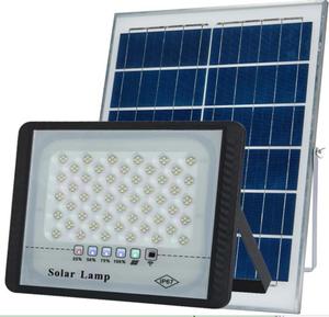 ไฟสปอร์ตไลท์ LED พลังงานแสงอาทิตย์ 50W ตัวเรือนอะลูมิเนียม IP67 พร้อมรีโมทคอนโทรล สำหรับสวน ติดตั้งบนพื้นผิว ได้รับการรับรองมาตรฐาน CE - Product Image 3