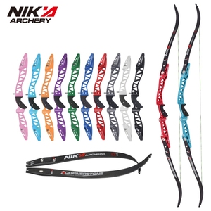 NIKA bắn cung ET-12 ilf cạnh tranh <span class=keywords><strong>recurve</strong></span> cung CNC nhôm Riser C1 Carbon chân tay 68 "18-46 lbs <span class=keywords><strong>recurve</strong></span> cung - Product Image 2