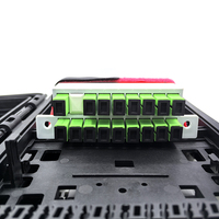 Boîte de distribution optique de fibre optique imperméable extérieure de 16 noyaux avec le diviseur de PLC de la cassette 1*16