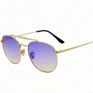 Newest Trendy Retro Men <b>Sunglasses</b> Driving UV400 Metal Frame Women Gradient Lens <b>Sunglasses</b> 2020 - Product Image 6