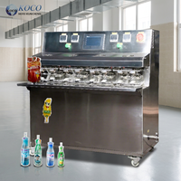 Machine d'emballage verticale semi-automatique KOCO à prix d'usine pour le remplissage et la fermeture de sachets de liquides, boissons, aliments, jus, gelées et lait
